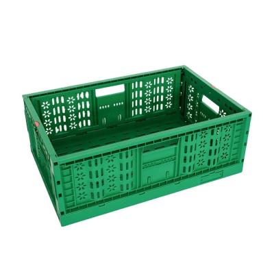 China PE/PP Material Small Foldable Plastic Storage Box Crates for Easy Storage for sale