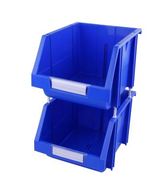 China Customized Workshop Shelf Bin for Tools Plastic Warehouse Storage Bin Hanging Toolspare Stacking Box for sale