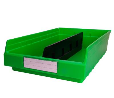 China Parts Storage PP Boxes Bins Warehouse Storage Tray Shelf Bin Tools Storage Box NO Foldable for sale