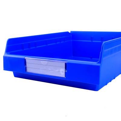 China Customized Color Classic Office Organizer Warehouse Plastic Tool Box Storage Rack System Storage Shelf Bin for sale