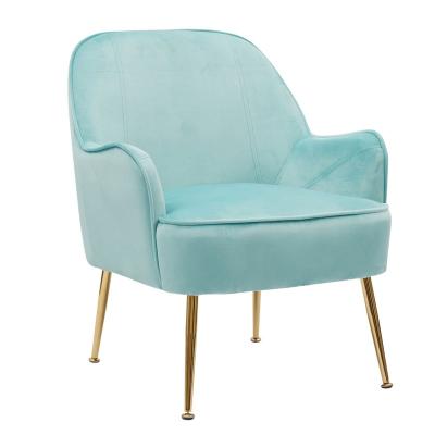 China Reclining Modern Velvet Professional Salon Manufacturing Accent Chair for sale