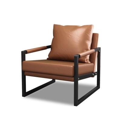 China New Reclining Type Nice Price Modern Leather Accent Chair for sale