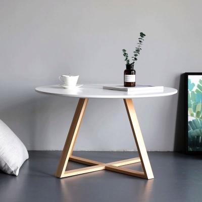 China Hot Sale Modern Design Living Room Furniture Wooden Round Coffee Table For Living Room Furniture for sale