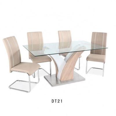 China (Others) adjustable modern tables and chairs dining room set used for hot sale dining room chairs set of 6 for sale