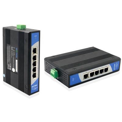 China SNMP UT-6405 5 Port Industrial Grade Non-Managed Ethernet Switch 10/100Mbps Full Duplex Auto MDI/MDI-X Auto-Negotiation for sale