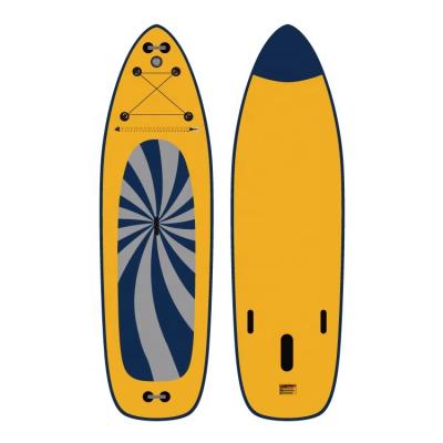 China Unisex Outdoor Inflatable Paddle Board OEM Eva Protective Anti-Slip Double Point Drop Inflatable Paddle Board for sale