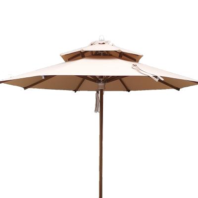 China Vintage Large Modern Custom Simple Outdoor Patio Pool Umbrella Hotel Restaurant Parasol Table Chair With Umbrellas for sale