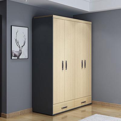 China Ash Wood Wardrobe Bedroom Furniture Doors Convertible Modern Wooden Cabinet Solid Wood Apartment Wardrobe for sale