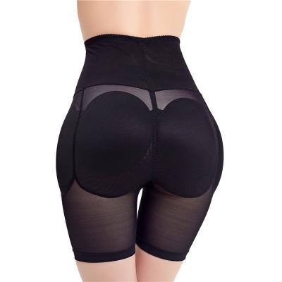 China Padded Butt Lifter Faja Butt Lifter Body Shapers Plus Size Slimming Tummy Control Lace Decorated Padded Panties For Women for sale