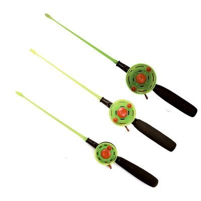 China Plastic Winter Ice Fishing Rod With Reel Outdoor Sport Pole Mini Feeder Fishing Rods With Ice Fishing Reel for sale