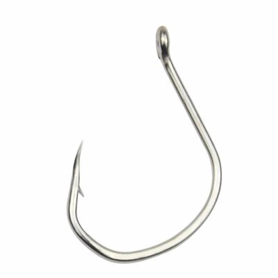 China New High Quality 100/lot High Carbon Steel Offshore Fishing Hook Seawater Barbed Hook Luminous Tin Plate For Bass Fishing Tackle Items for sale