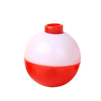 China 10pcs Portable Practical Red White Fishing Bobber Set Plastic Round Sphere Float Buoy Outdoor Fishing Accessories for sale