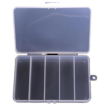 China New 5/8/10 Compartments Transparent Fishing Tackle Storage Box Fly Fishing Lure Spoon Hook Bait Case Boxes Fishing Accessories for sale