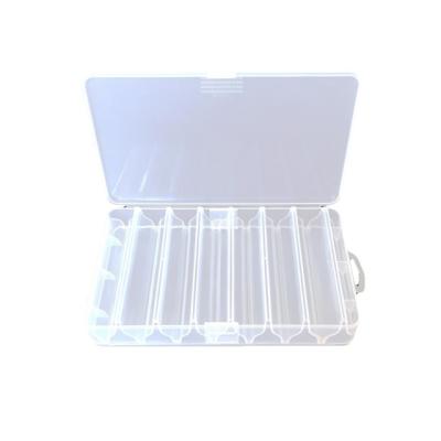 China Durable Fishing Tackle Boxes Fish Lures Hard Double Sided Business 14 Compartments Multifunctional Useful Fly Utensil for sale