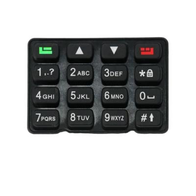 China 4X4 Silicone Button Custom Custom Silicone Rubber Numeric Keypads for sale