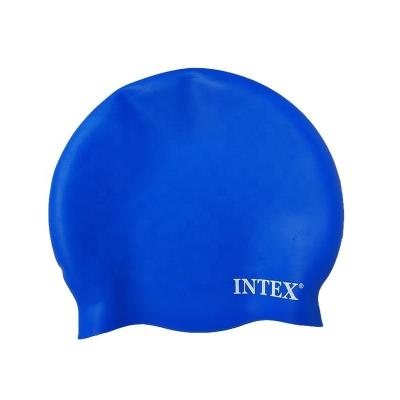 China Cutting Service Black Silicone Rubber Soft Printing Swim Cap with Customization for sale