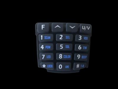 China Custom Silicone Rubber Keypad Interpone Keypad Intercom Button for sale