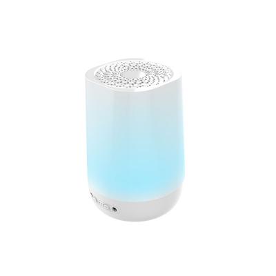 China No Bedside Digital Clock Alarm Music Speaker With Colorful Led Light for sale