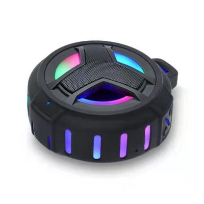 China Waterproof Portable AirPlay Mini Bathroom Blue Tooth Speaker, LED Light with Portable Audio Music Player for sale