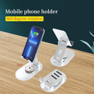 China Morden Style Adjustable Doubleshaft Foldable Mobile Phone Stand with Magnetic Tablet Holder for sale