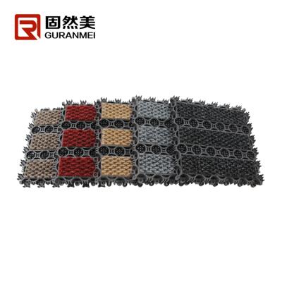 China PVC Antibacterial Interlocked Mat Door Mat Widely Used In Varies Kinds Of Entrance Area Of Large Restaurants for sale