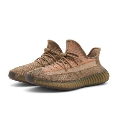 China Cushioning Brand Men Shoe Breathable Yeezy Light Yezzy Running Shoes Men 2021 Fashion Sneakers Custom Style Yeezy Casual Walking Shoes for sale