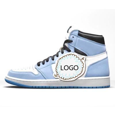 China Korean Style High Quality 1:1 Customized High Top Basketball Shoes Mens Sports Sports Shoes Aj1 Logo Design Make Your Logo for sale