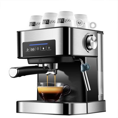 China Hotel YaFan Style Coffee Makers Italian Adjustable Speed ​​Espresso Machine With Milk Coffee Machine For Home for sale