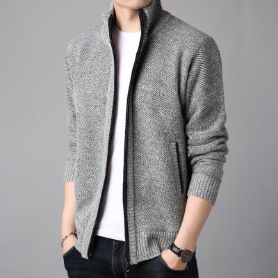 China 2021 Wholesale Custom Made Autumn Winter Amazon Cardigan Men's Anti-wrinkle Unisex Anti-wrinkle Knitted Plain Sweater for sale