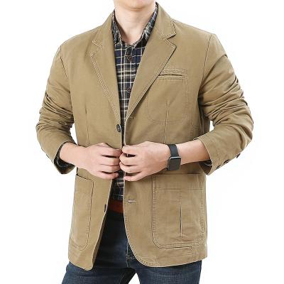 China 2020 Hot Wholesale Wish Men's Amazon Cotton Casual Solid Spring Suit Spring Breathable Top Blazers For Men for sale