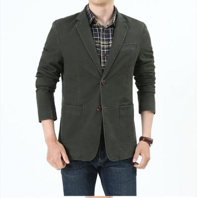 China 2020 Wholesale Mens Breathable Empty Casual Cotton Suit Blazer Cotton Plus Size Fashion Spring Top Blazers For Men for sale