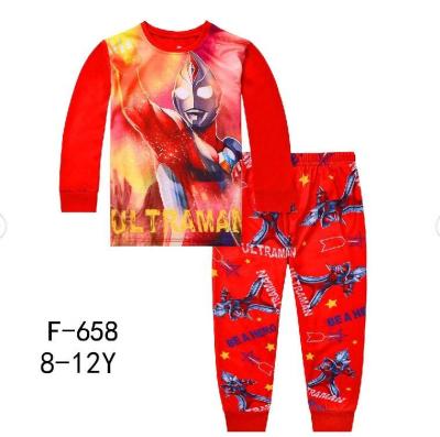 China Popular Kids Breathable Boy Sleepwear Character Game Design Printed Children Pajamas Pajamas For Kids Boys for sale