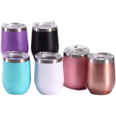 China Sustainable New Products Stainless Steel Small Office Camping Colorful Small Mug For Coffee With Lid For Travel for sale