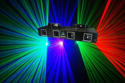 China RGBY Disco Laser Light , DMX512 / Master / Slave laser stage lighting for sale