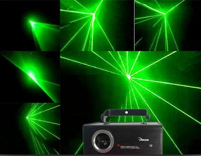 China 30w Sound active Pub Stage Disco Laser Light of 120 degree , Green 532nm for sale