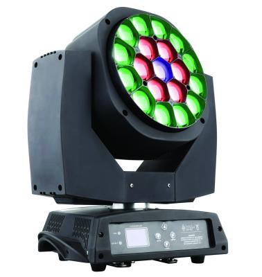 China 450W IP33 19pcs 15w RGBW 4in1 Lehm Paky beleuchtet großes bewegliches Stadium des lauten Summens der Bienen-Augen-K10 des Kopf-LED zu verkaufen