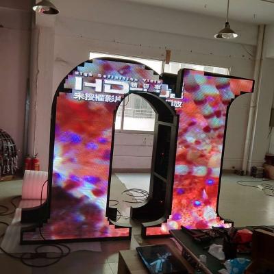 China Indoor and outdoor led advertising WIFI alphabet subtitles door moving remote control head up display car go character screen for sale