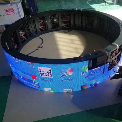 China Movable Make Indoor HD Soft Advertising Screen Flexible LED Display for sale