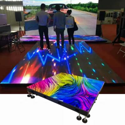 China Hot sale INDOOR floor led screen tile screen led screen floor dance floor for sale