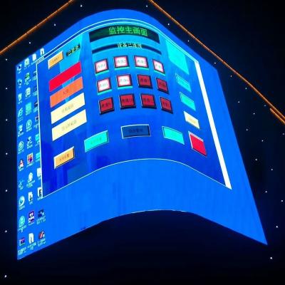 China Indoor and outdoor full color creative LED flexible electronic LED screen soft P1.875 P2P2. 5 p3 indoor soft color LED board for sale