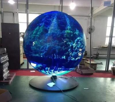 China Outdoor led display indoor led display hot sale led sphere 3d led billboard led display flexible led ball screen dj booth spherical led display for sale