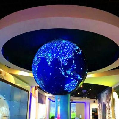 China Spherical HD Indoor Outdoor 3D Led Display Ball Screen Indoor Outdoor LED Flexible Sphere LED Display for sale