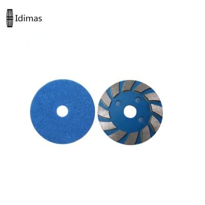 China Super Aggressive And Long Life Diamond Magnetic Grinding Plate For Concrete Floor Cup Grinding Wheel Epoxy Concrete Wheels for sale