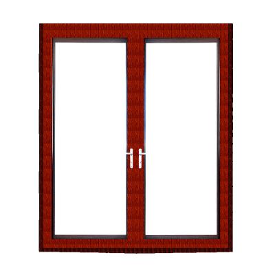 China Swing Hinge Swing Casement Aluminum French Doors Double Glazed Glass Tempered Awning And Sliding Aluminum Frame Window for sale