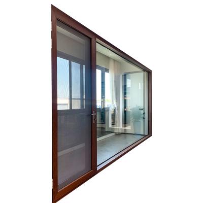 China Swing Aluminum Alloy Doors Aluminum Alloy Frame Swing Hinge Double French Glass Casement Triple Glazed Door for sale