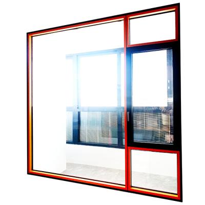 China Australian Standard Thermal Break Swing Tilt Tower Window Grill Design Soundproof Waterproof Aluminum Casement Windows for sale