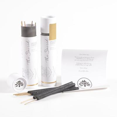 China Recycled Materials Paper Tube Packaging For Cosmetic Incense Stick for sale