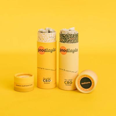 China Biodegradable custom gift round cardboard tube paper packaging for e cigarette for sale