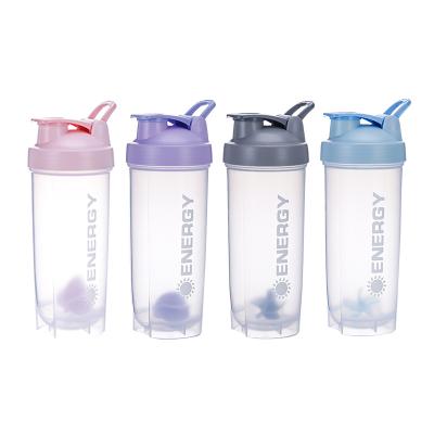 China Stocked outdoor customizable gym pp 500ml 700ml pe material sports hand shake cup for sale