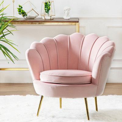 China Modern Minimalist Nordic Home Small Light Luxury Nordic Lazy Apartment Furniture Living Room Single Armchair for sale